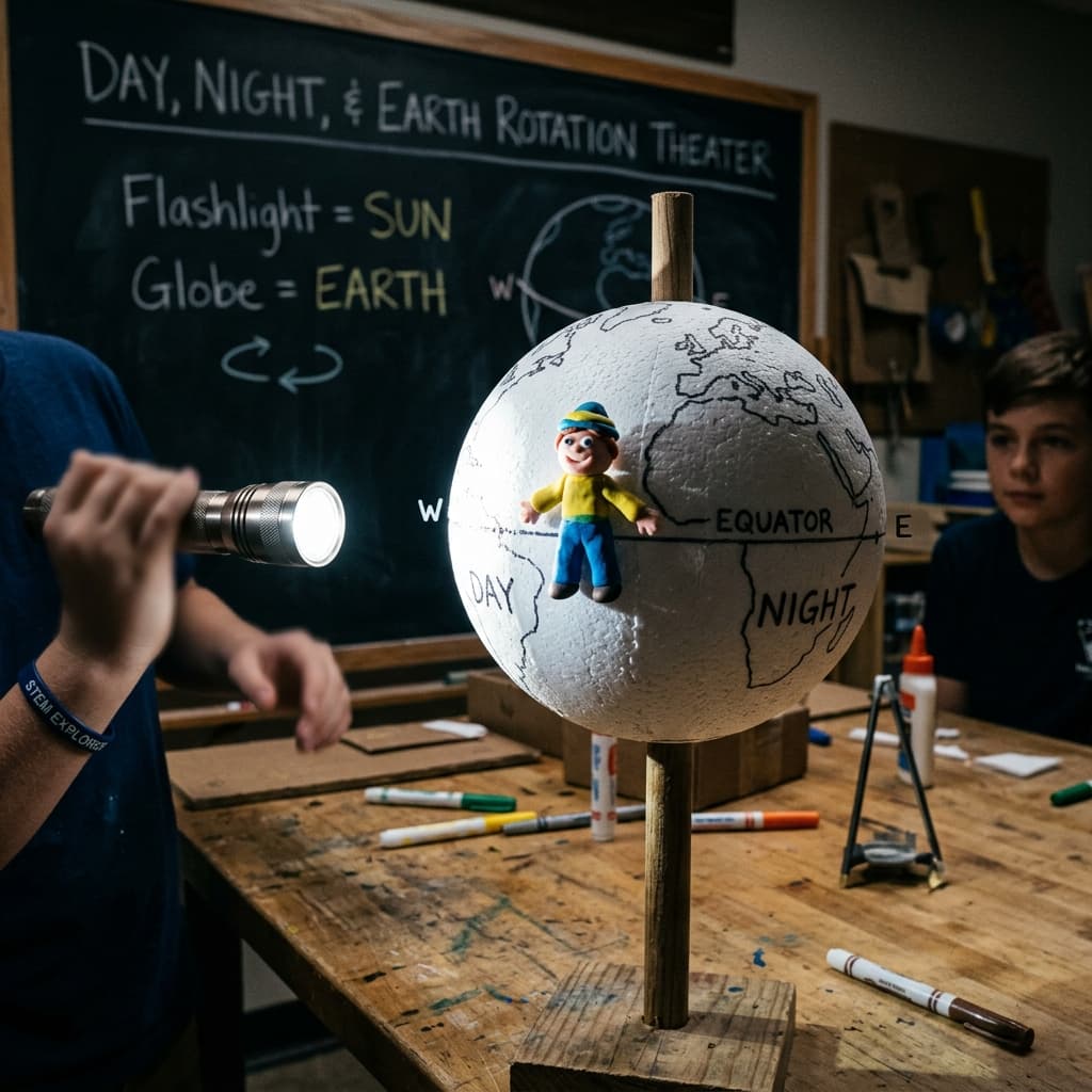 Day, Night & Earth's Rotation Theater