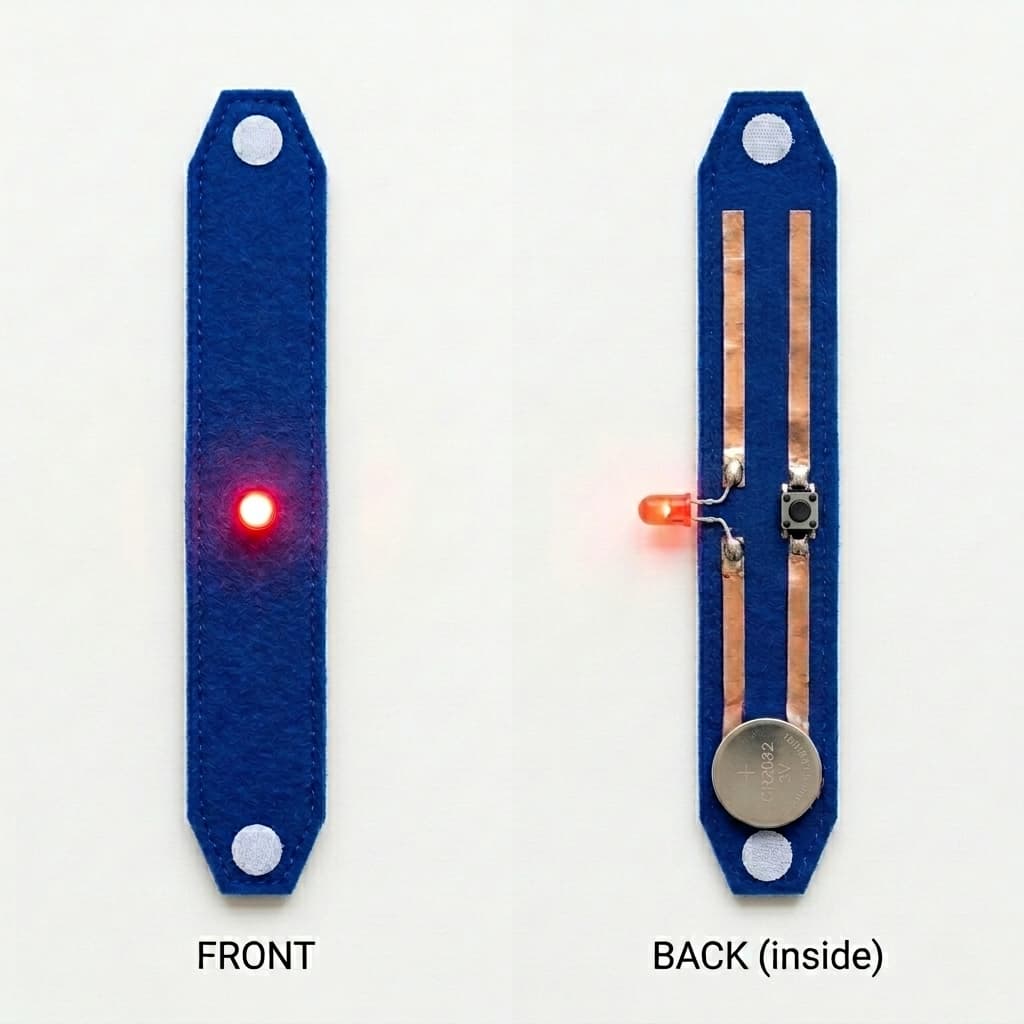 DIY Glowing LED Bracelet